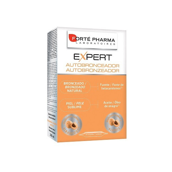 Forte Pharma Experts AutoBronz (Self-Tanning Natural) 20 ampoules