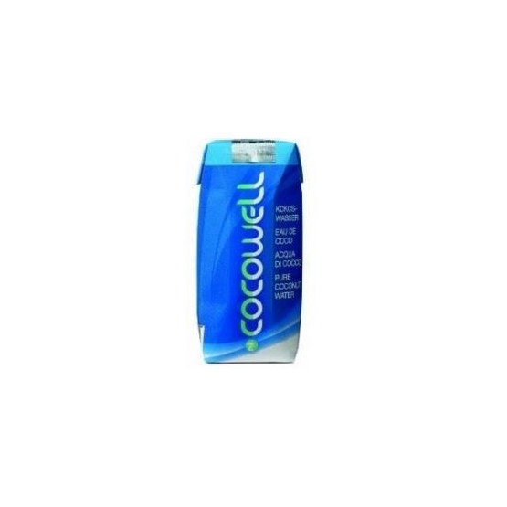 Cocowell agua de coco 100% Natural 330 ml