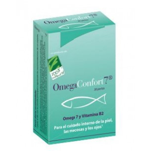 100% Natural OmegaConfort7 (omega 7 y vitamina b2) 30 perlas