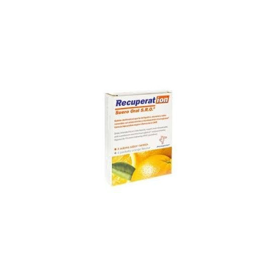 Recuperat-ion suero Oral sabor Naranja 4 sobres