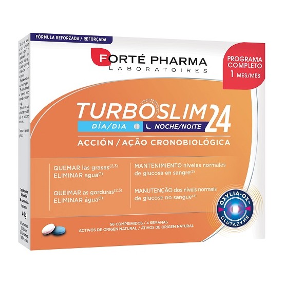 Forte Pharma Turboslim Cronoactive 56 tablets. (Day and Night)