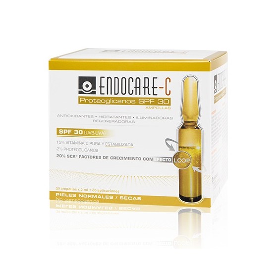 Endocare C Proteoglycans Ampoules SPF30 30 ampoules x 2 ml