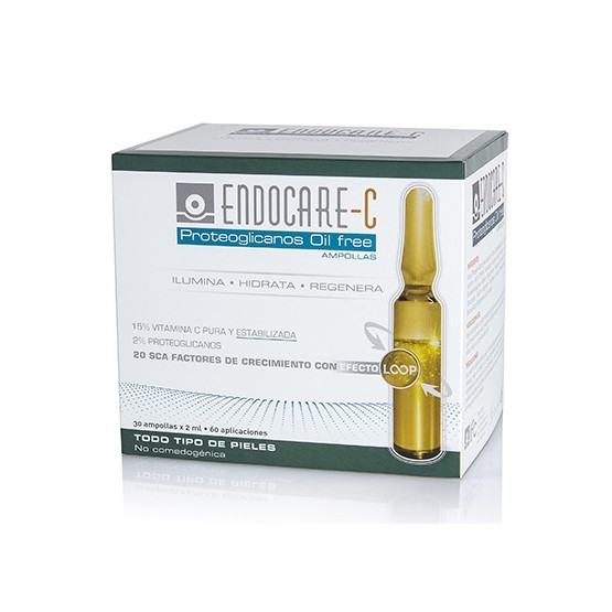 Endocare C Ampollas Proteoglicanos Oil free 30 ampollas Todo tipo de pieles