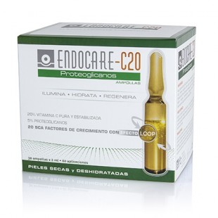 Endocare C20 Proteoglicanos 30 ampollas - Pieles secas y deshidratadas