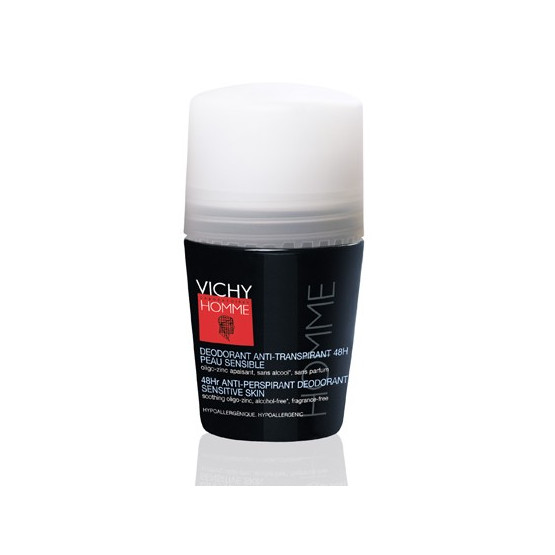 Vichy Homme Desodorante Roll-on Pieles Sensibles 50 ml.