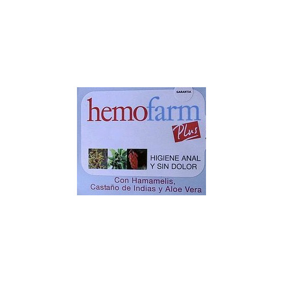 Hemofarm Plus, 40 Toallitas