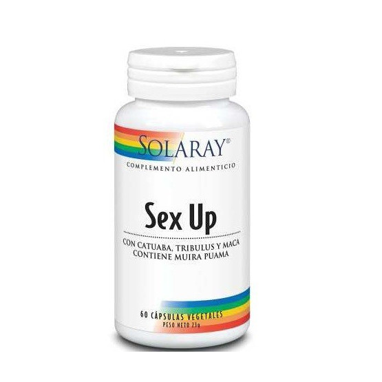Solaray Sex Up energía sexual femenina y masculina 60 cápsulas