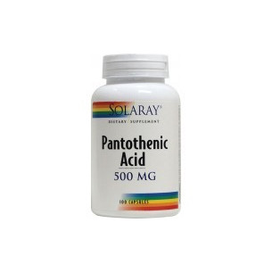 Solaray Pantothenic Acid 100 Capsules