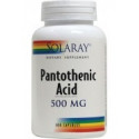 Solaray Pantothenic Acid 100 Capsules