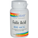 Solaray Folic Acid 100 Capsules