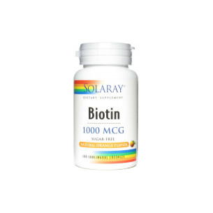 Solaray Biotin 100 cápsulas