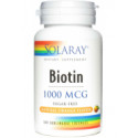 Solaray Biotin 100 Capsules
