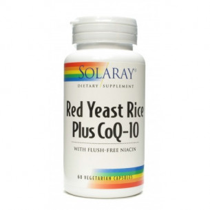 Solaray RED YEAST RICE plus Q10 60 cápsulas