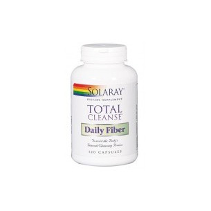 Solaray Total Cleanse DAILY FIBER 120 capsules