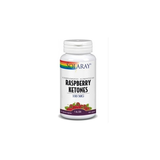 Solaray Raspberry Ketones 100 mg 60 cápsulas.