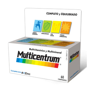 MULTICENTRUM 60 comprimidos