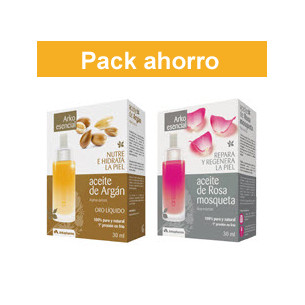 Pack ahorro Aceite de Argan 30 ml + Aceite de Rosa Mosqueta 30 ml Arkopharma