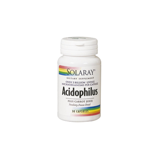 Solaray Acidophilus (Probióticos) 30 cápsulas